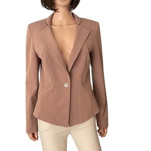 NWOT White House Black Market Tan Tailored Blazer
